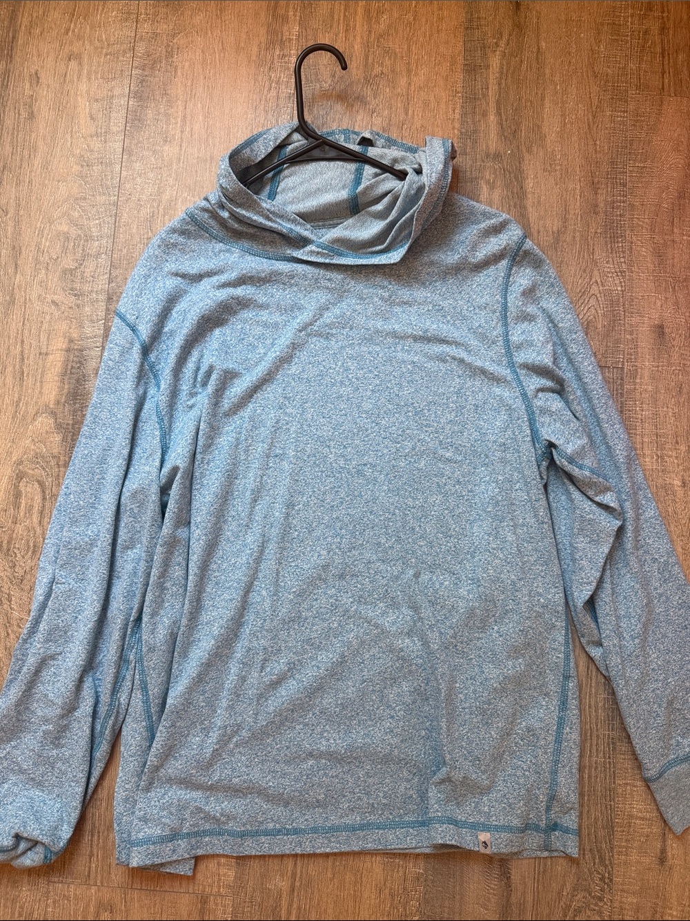 Men's Lightweight Turtleneck Sweater - Heather Blue